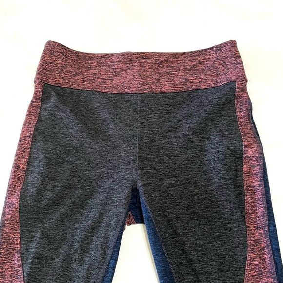 Free People Movement Leggings Dylan Color Blocked Cropped Mesh High Rise Medium - Picture 7 of 14